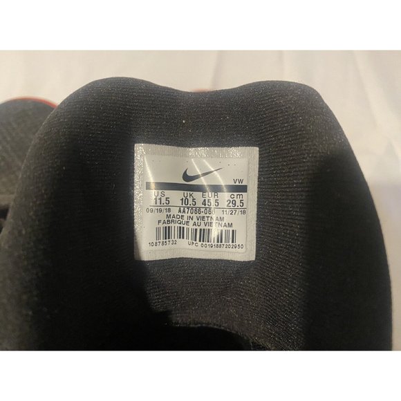 Nike Air Max Infuriate 2 Mid Black/Univ Red Basketball AA7066-066 Mens 11.5 - Picture 5 of 5